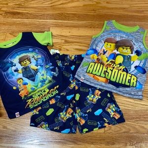 3 Piece Lego Movie Pajama Set